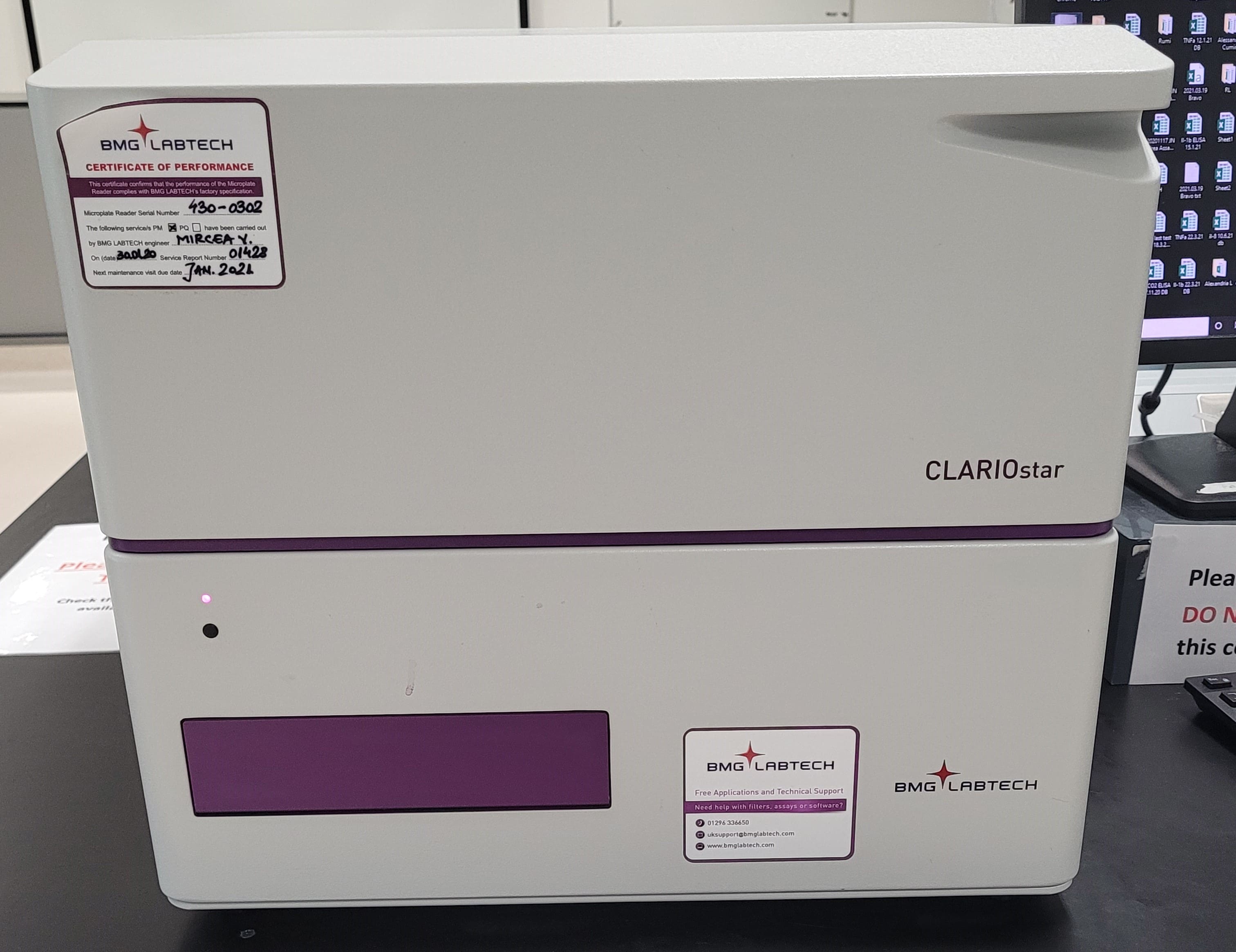 BMG Clariostar plate reader [Clara]